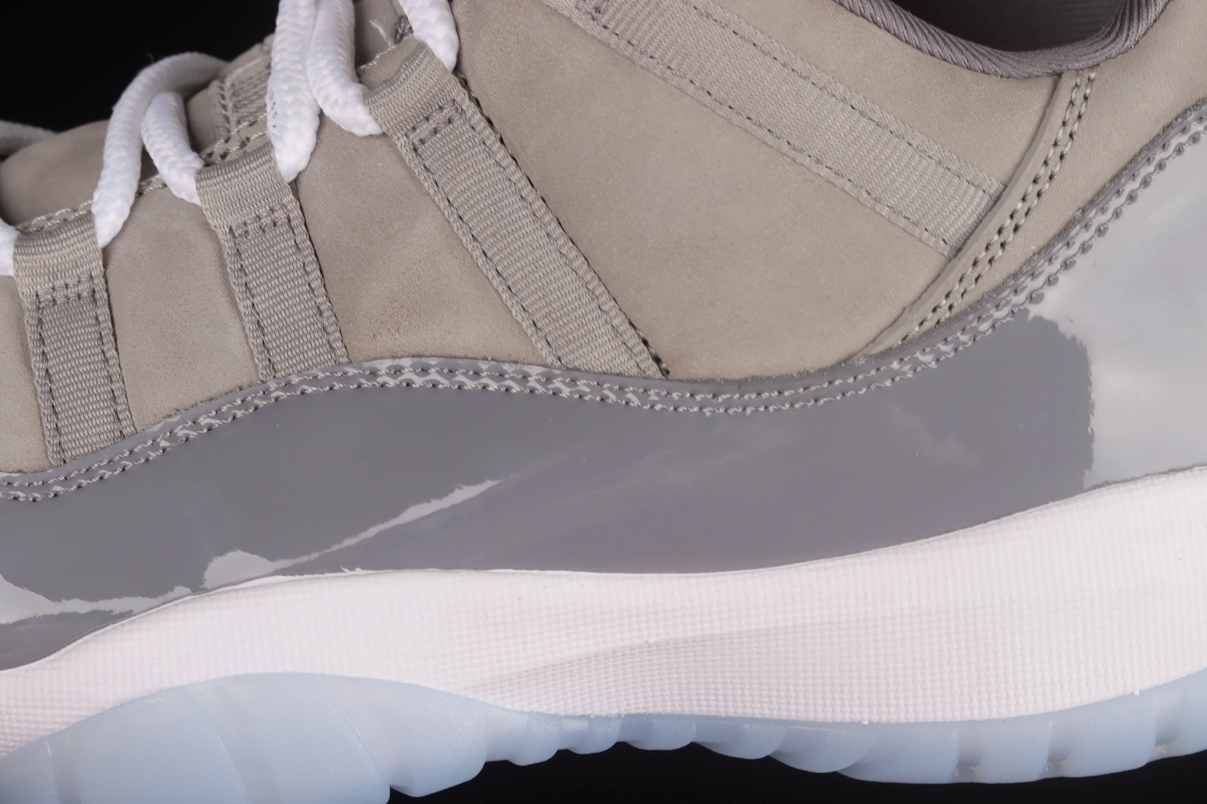 All categories Air Jordan Jordan series basketball shoes Air Jordan 11 F version Air Jordan 11 Low "Cool Grey" AJ11 Joe 11 cool gray genuine standard genuine carbon 528895-003